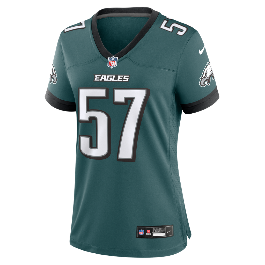 A.J. Epenesa Philadelphia Eagles Women's Team Game Jersey - Midnight Green