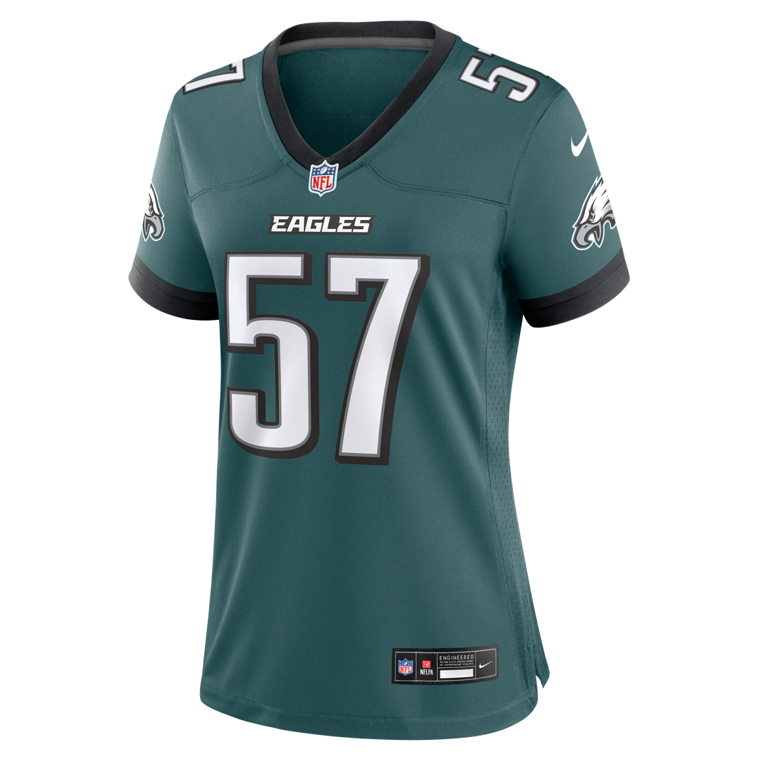 A.J. Epenesa Philadelphia Eagles Women's Team Game Jersey - Midnight Green