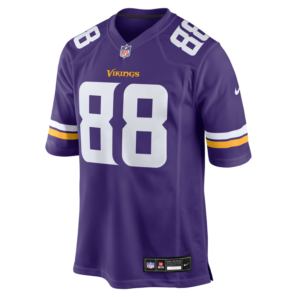 Alan Page Minnesota Vikings Game Retired Player Jersey - Purple