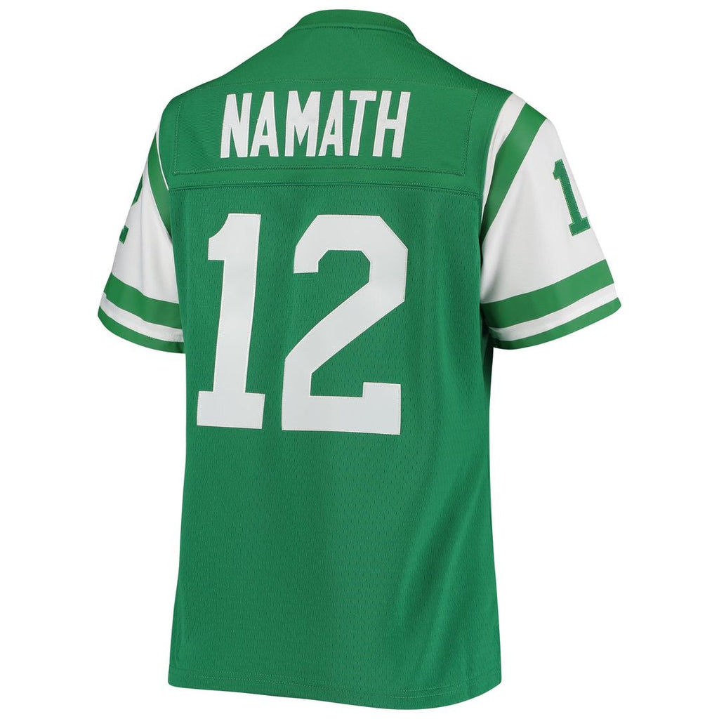 Joe Namath New York Jets Women's 1969 Legacy Replica Jersey - Green