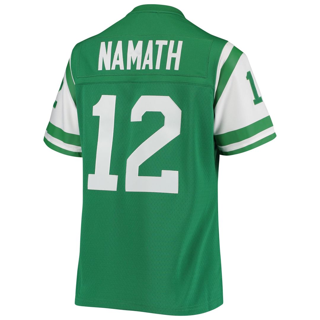 Joe Namath New York Jets Women's 1969 Legacy Replica Jersey - Green