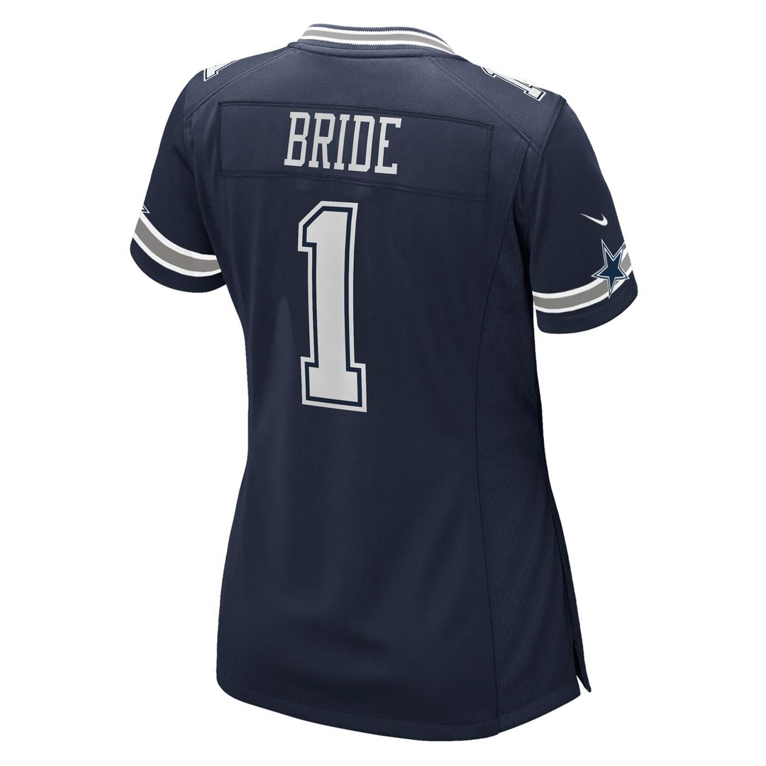 Number 1 Bride Dallas Cowboys Women's Game Jersey - Navy