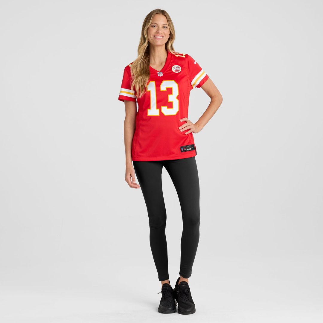Nazeeh Johnson Kansas City Chiefs Women's Game Player Jersey - Red
