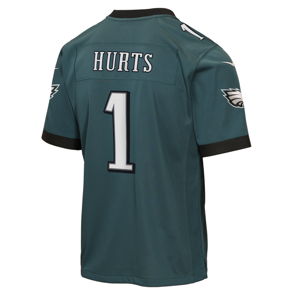 Jalen Hurts Philadelphia Eagles Youth Alternate Game Jersey - Black
