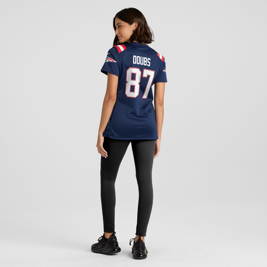 Romeo Doubs New England Patriots Women's Team Game Jersey - Navy