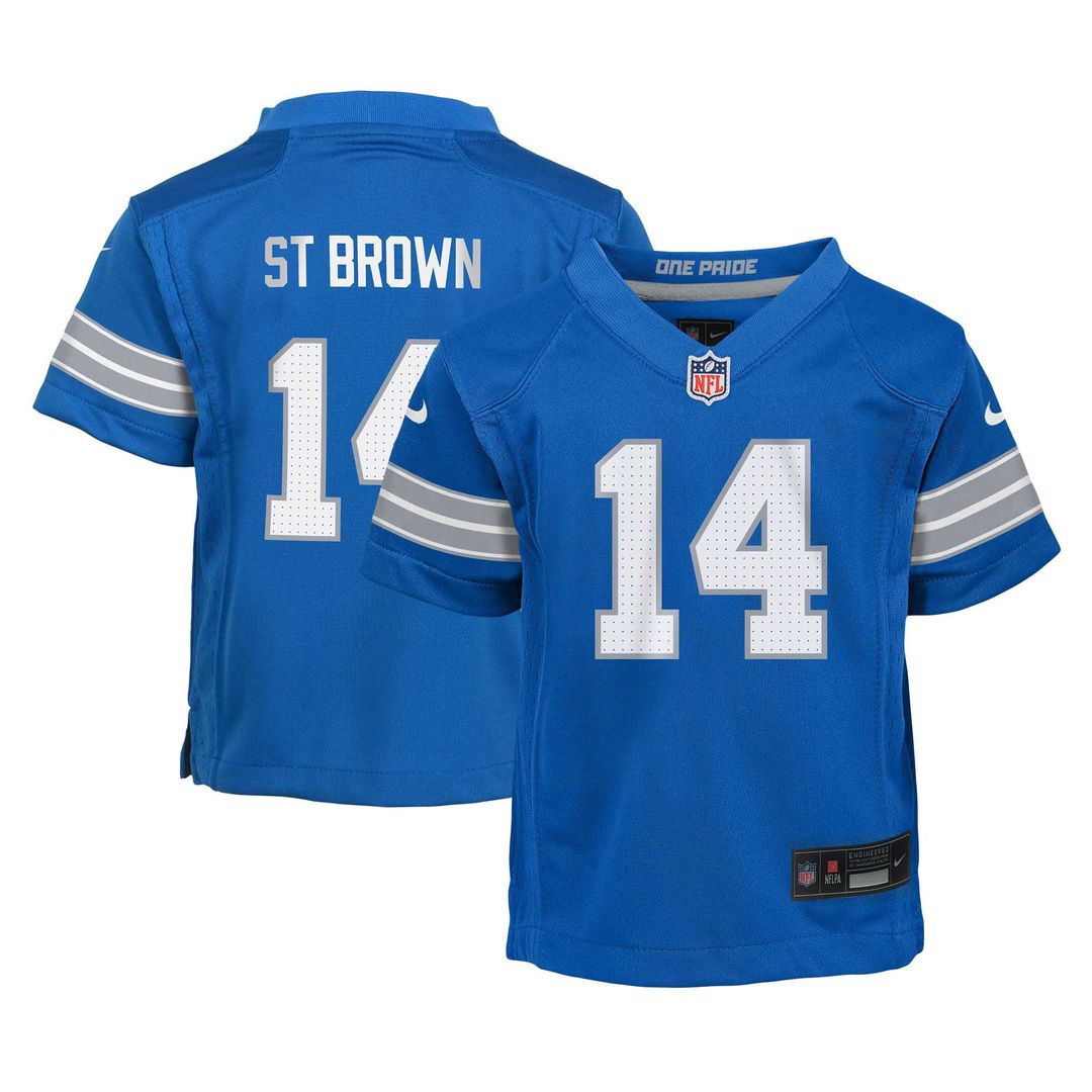 Amon - Ra St. Brown Detroit Lions Toddler Player Game Jersey - Blue