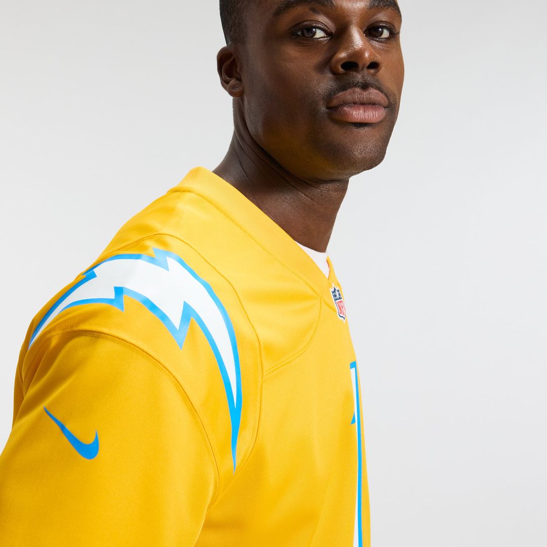 Quentin Johnston Los Angeles Chargers Game Player Jersey - Powder Blue