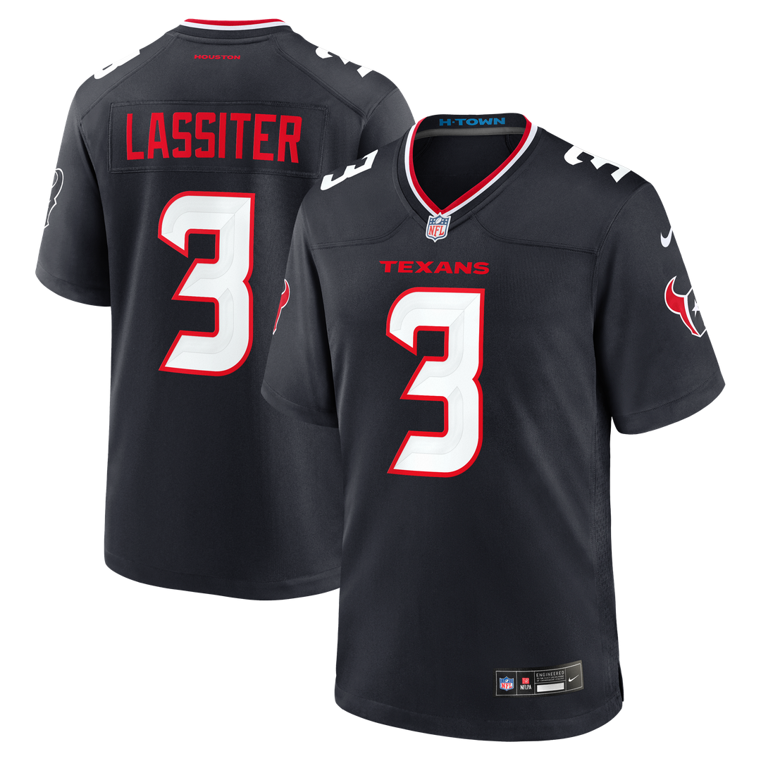 Kamari Lassiter Houston Texans Team Game Jersey - Navy