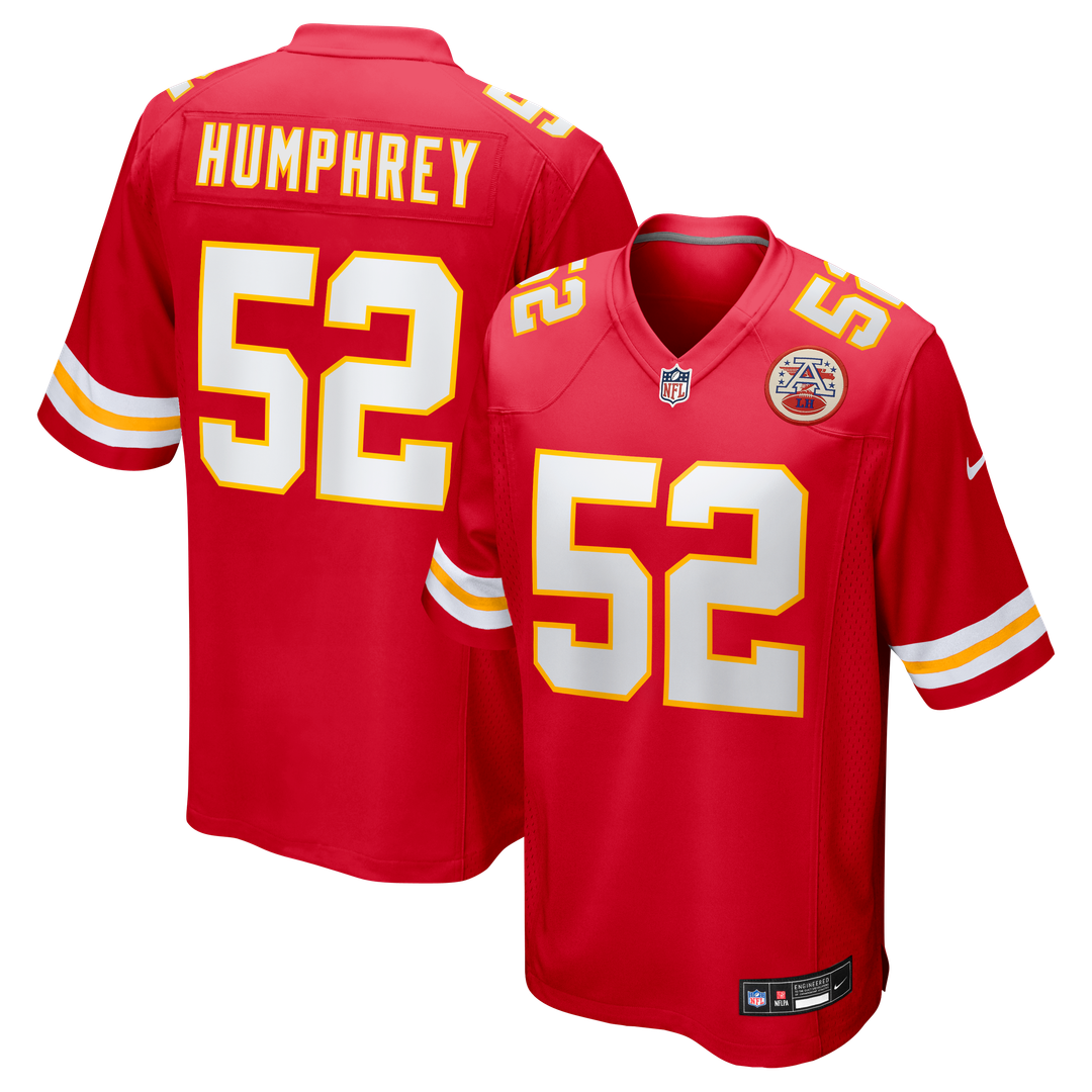 Creed Humphrey Kansas City Chiefs Game Jersey - Red