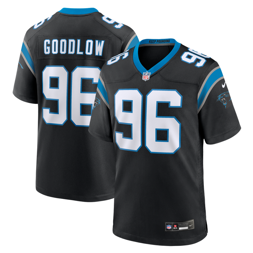 Anthony Goodlow Carolina Panthers Team Game Jersey - Black