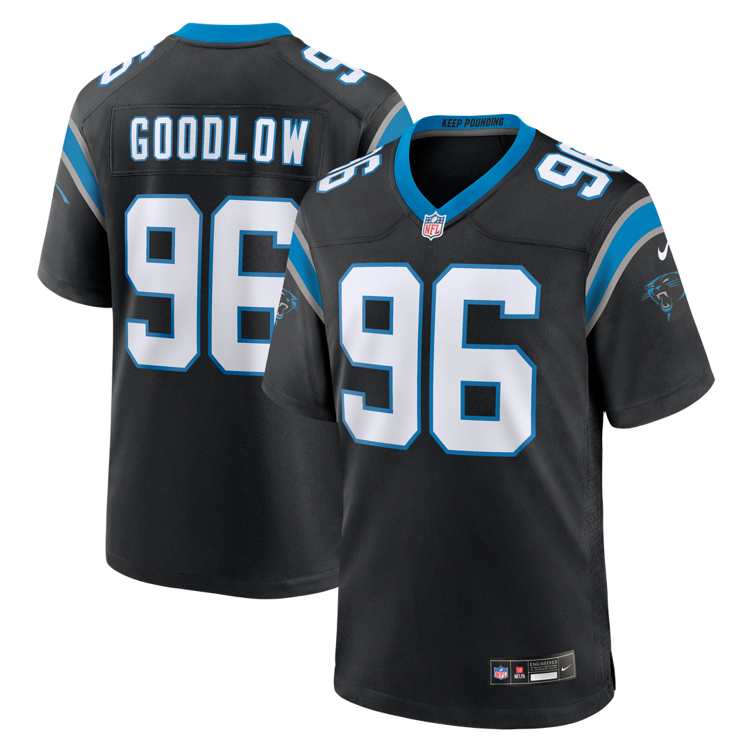Anthony Goodlow Carolina Panthers Team Game Jersey - Black