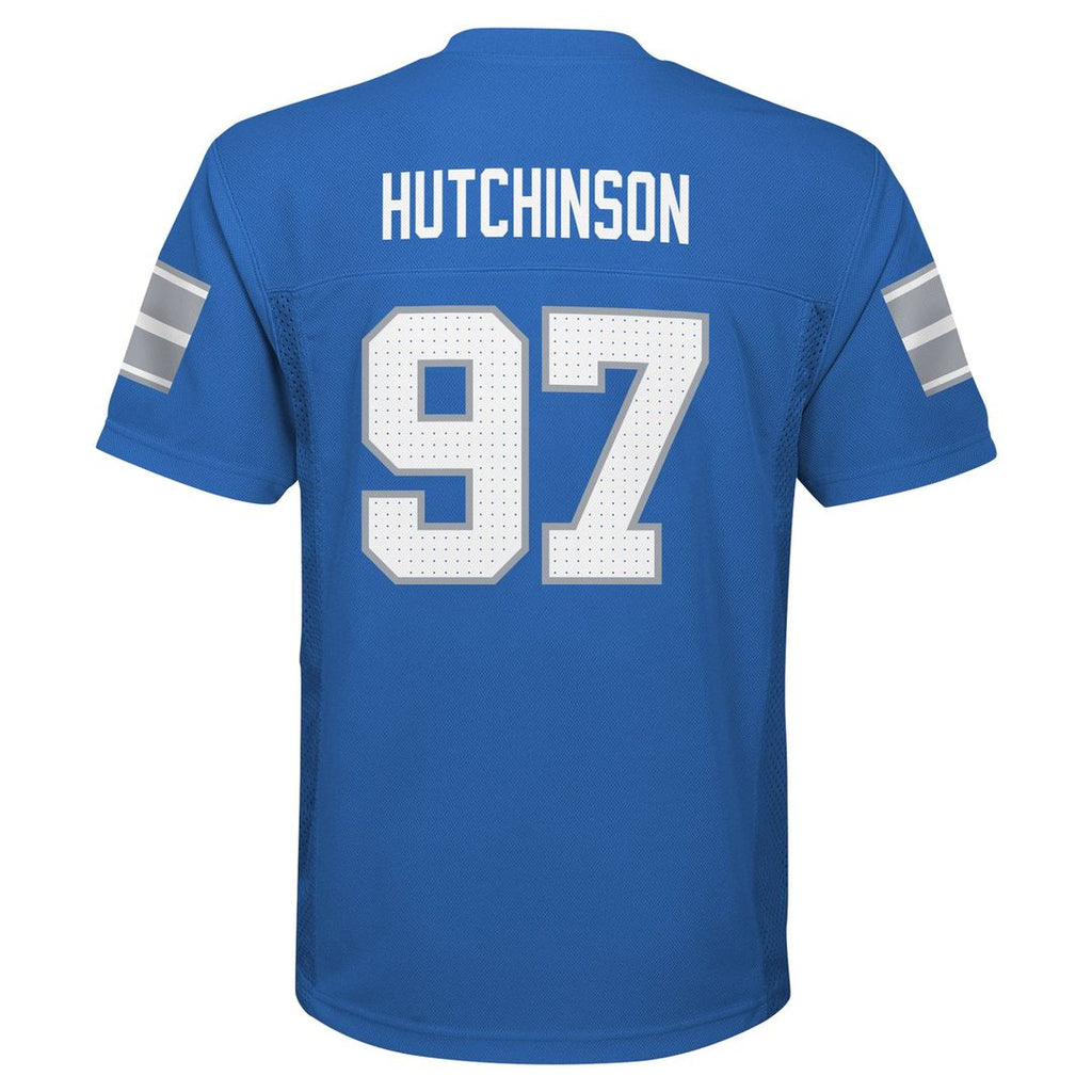 Aidan Hutchinson Detroit Lions Youth Replica Jersey - Blue