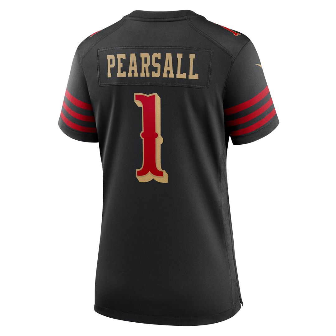 Ricky Pearsall San Francisco 49ers Women's Rivalries Collection Game Jersey - Black