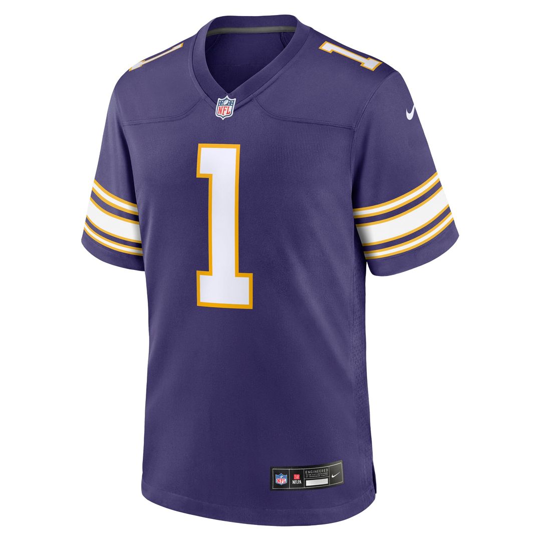 Warren Moon Minnesota Vikings Retired Player Alternate Game Jersey - Purple