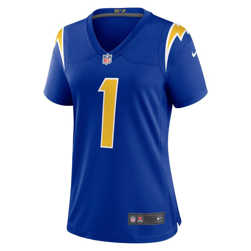 Quentin Johnston Los Angeles Chargers Women's Alternate Game Jersey - Royal