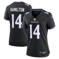 Kyle Hamilton Baltimore Ravens Women's Alternate Game Jersey - Black