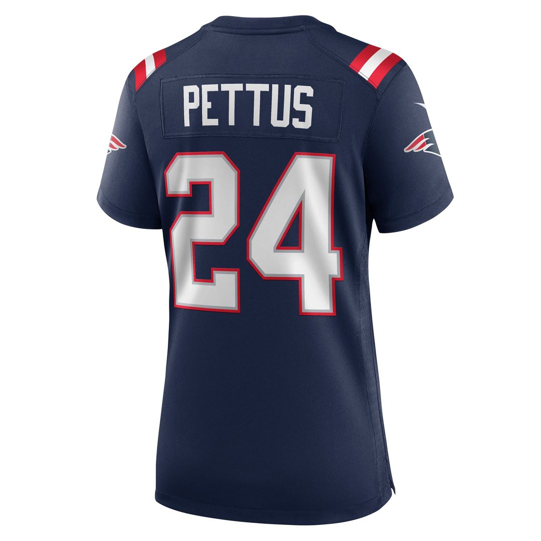 Dell Pettus New England Patriots Women's Game Jersey - Navy