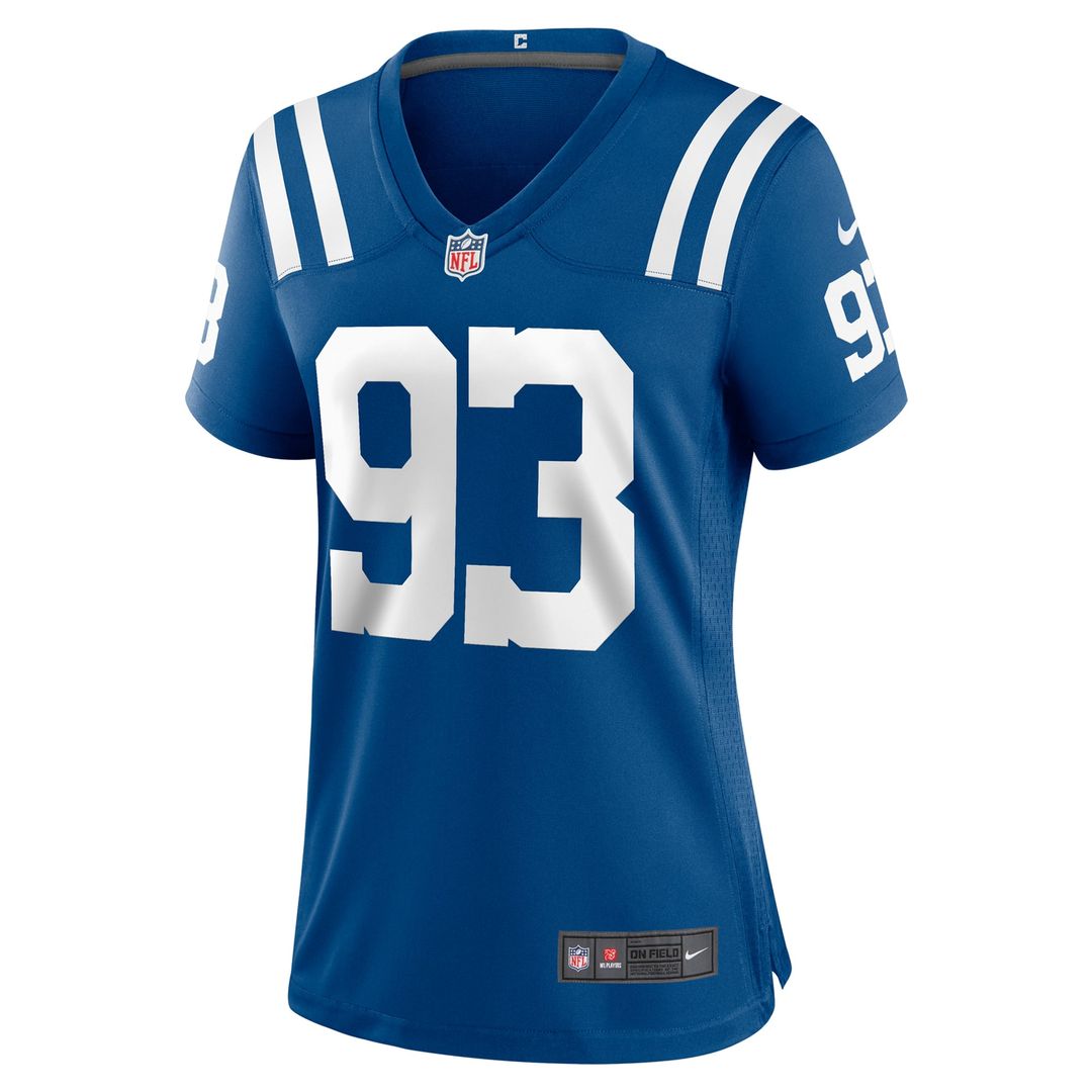 Dwight Freeney Indianapolis Colts Women's Team Retired Player Game Jersey - Royal