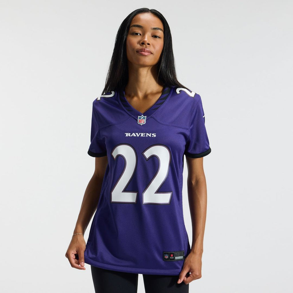Derrick Henry Baltimore Ravens Women's Alternate Game Jersey - Black