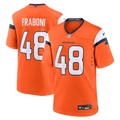 Mitchell Fraboni Denver Broncos Team Game Jersey - Orange