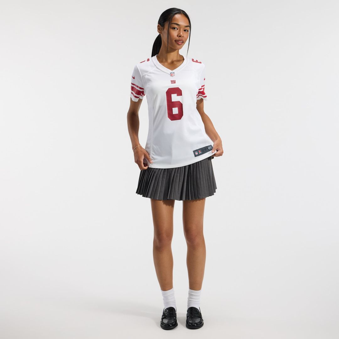 Jaxson Dart New York Giants Women's Game Jersey - White