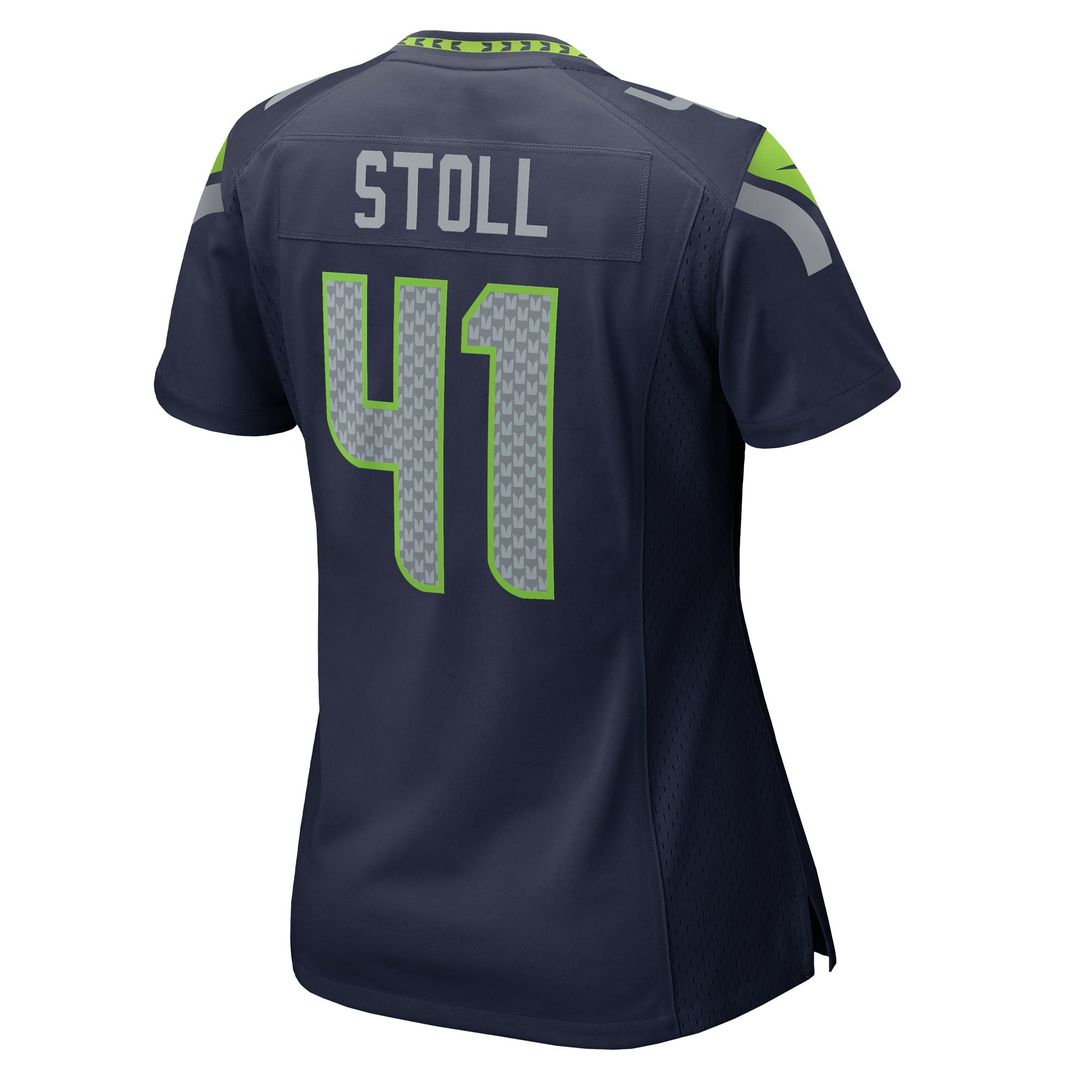 Chris Stoll Seattle Seahawks Women's Team Game Jersey - College Navy