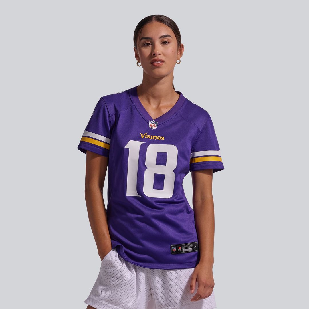 Justin Jefferson Minnesota Vikings Women's Game Player Jersey - White
