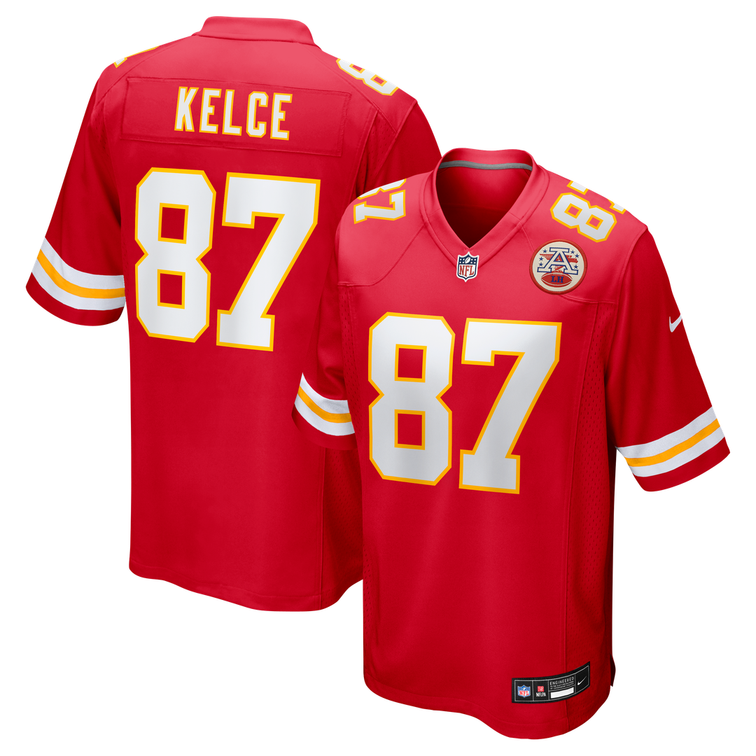 Travis Kelce Kansas City Chiefs Player Game Jersey - White