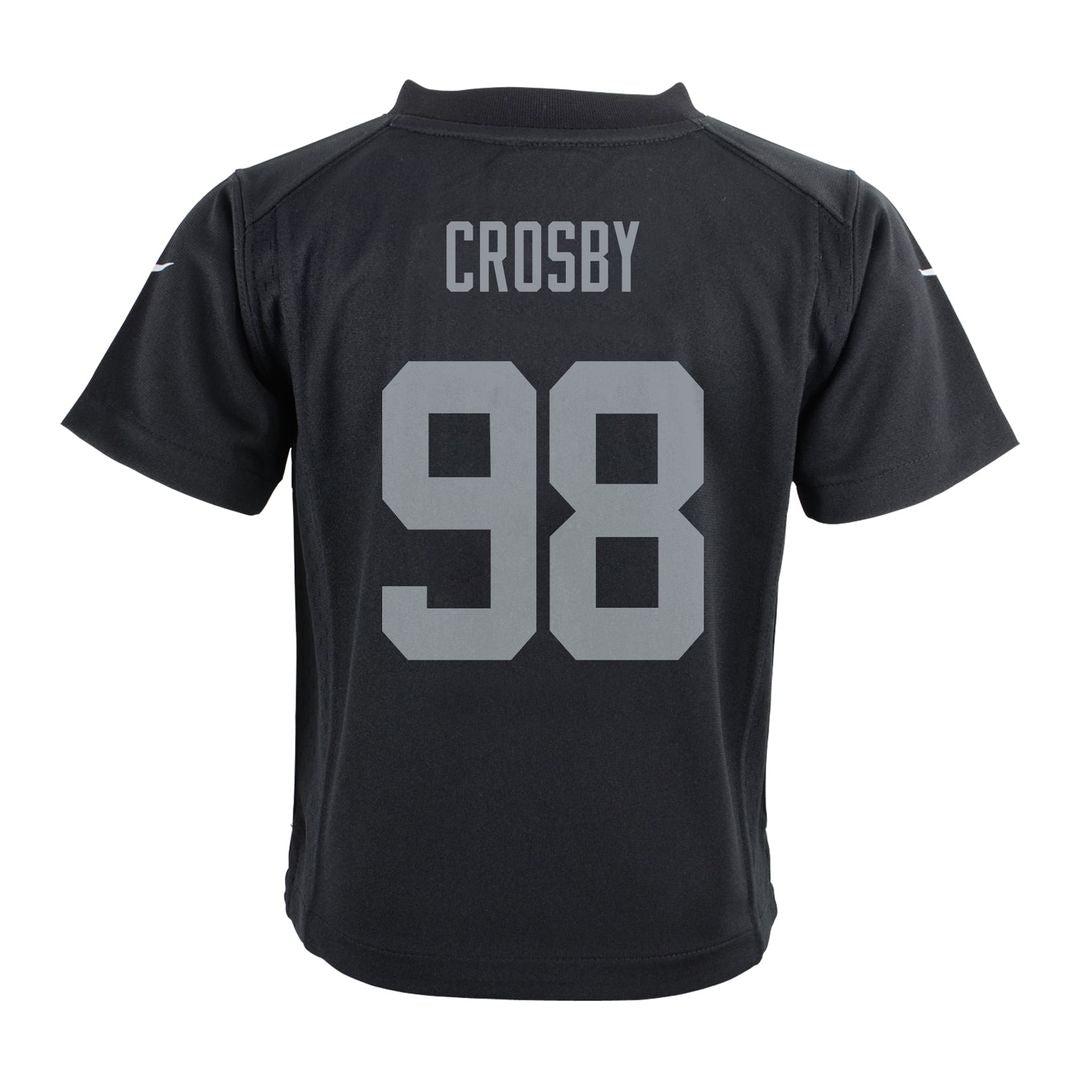 Maxx Crosby Las Vegas Raiders Preschool Team Game Jersey - Black