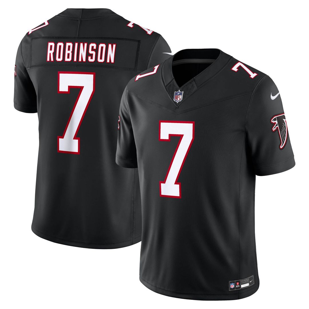 Bijan Robinson Atlanta Falcons Team Vapor F.U.S.E. Stitched Limited Jersey - Red