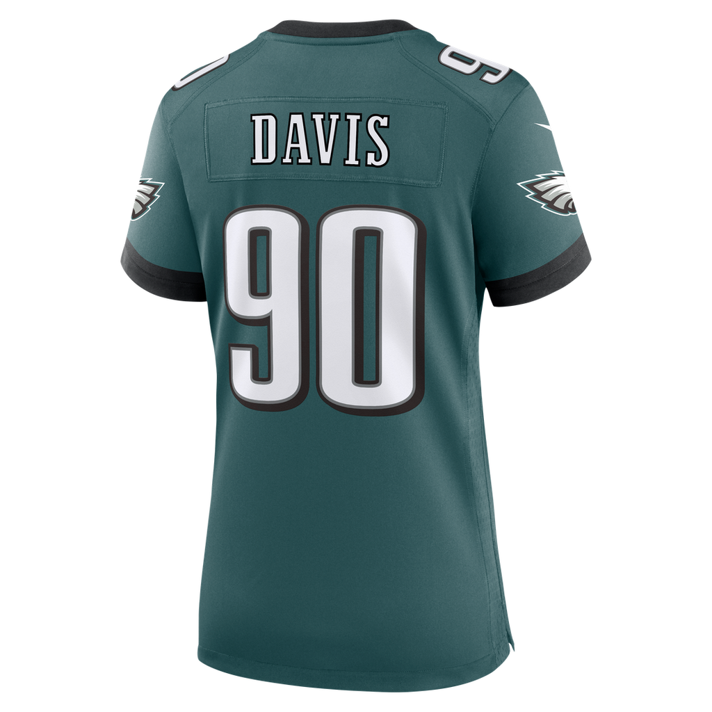 Jordan Davis Philadelphia Eagles Women's Alternate Game Jersey - Kelly Green