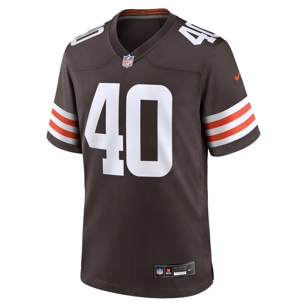 Nathaniel Watson Cleveland Browns Team Game Jersey - Brown