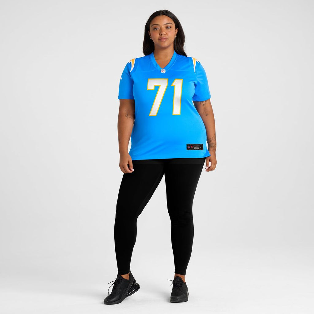 Jordan McFadden Los Angeles Chargers Women's Team Game Jersey - Powder Blue