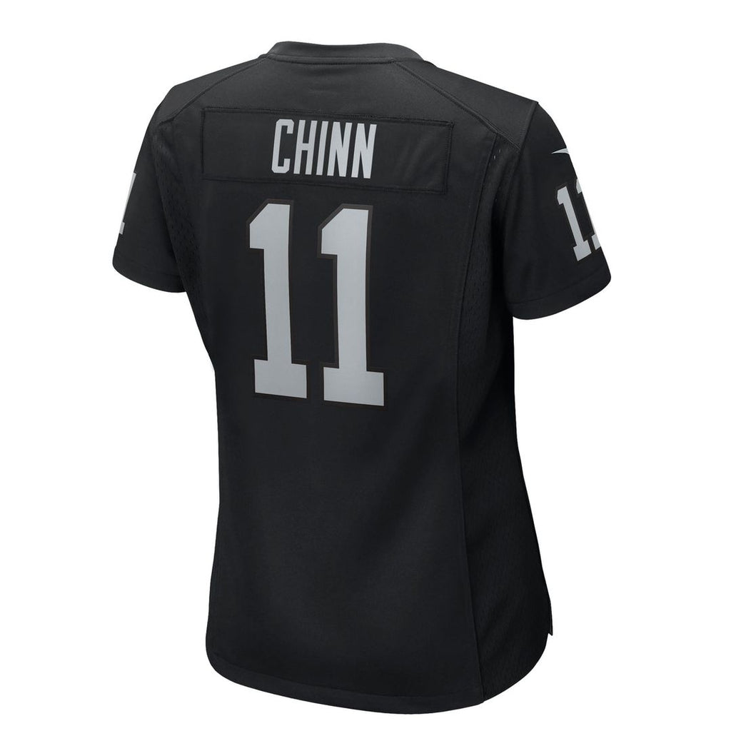 Jeremy Chinn Las Vegas Raiders Women's Team Game Jersey - Black