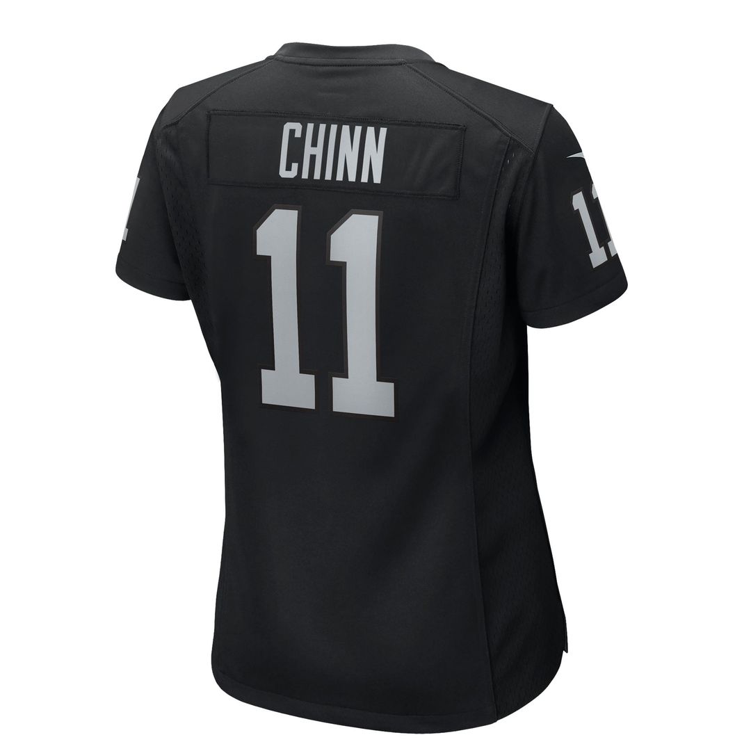 Jeremy Chinn Las Vegas Raiders Women's Team Game Jersey - Black