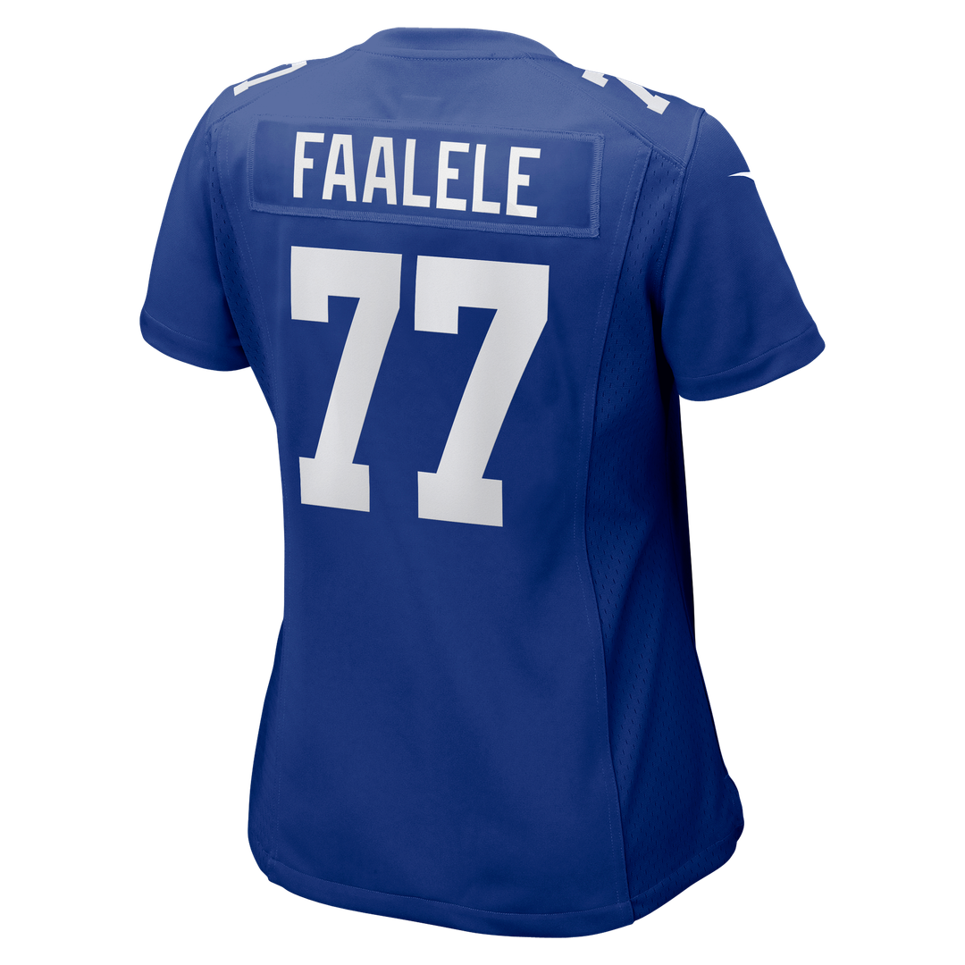 Daniel Faalele New York Giants Women's Team Game Jersey - Royal