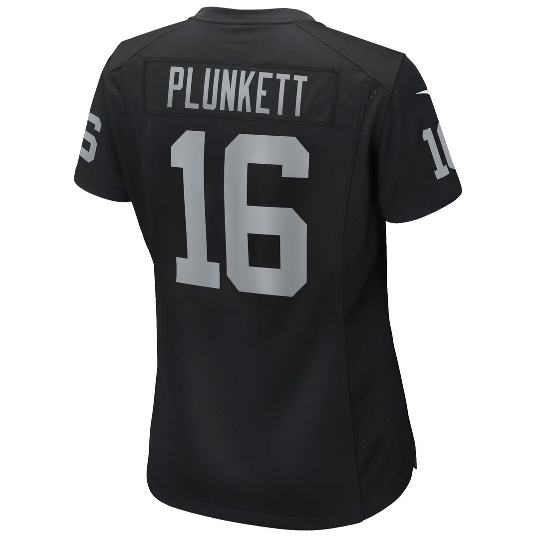 Jim Plunkett Las Vegas Raiders Women's Game Retired Player Jersey - Black