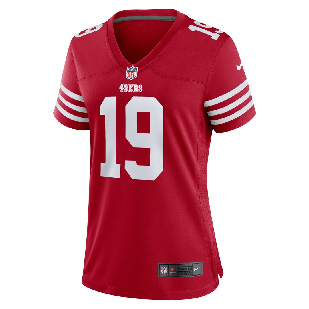 Deebo Samuel Sr San Francisco 49ers Women's Team Game Jersey - Scarlet