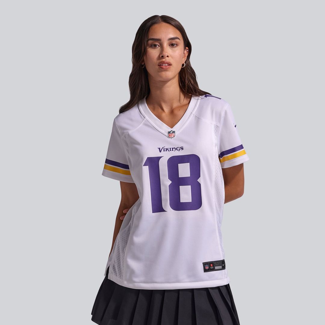 Justin Jefferson Minnesota Vikings Women's Game Jersey - Purple
