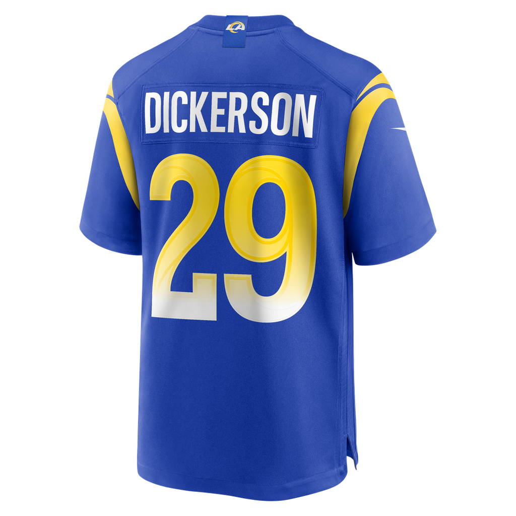 Eric Dickerson Los Angeles Rams Game Retired Player Jersey - Royal