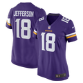 Justin Jefferson Minnesota Vikings Women's Game Jersey - Purple