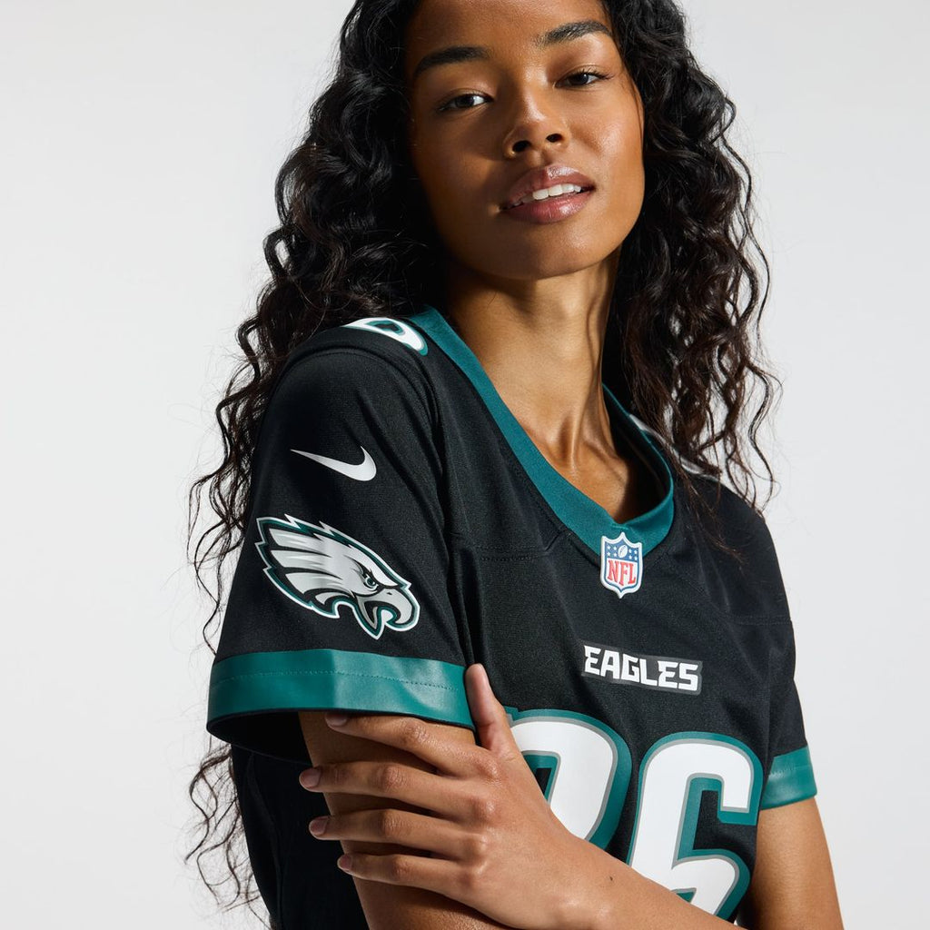Saquon Barkley Philadelphia Eagles Women's Game Jersey - White