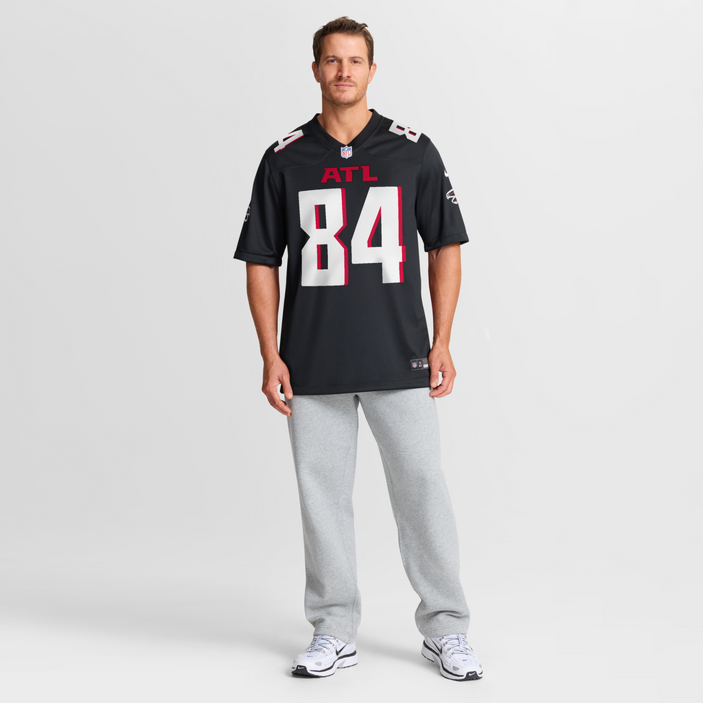 Alfred Jenkins Atlanta Falcons Game Retired Player Jersey - Black
