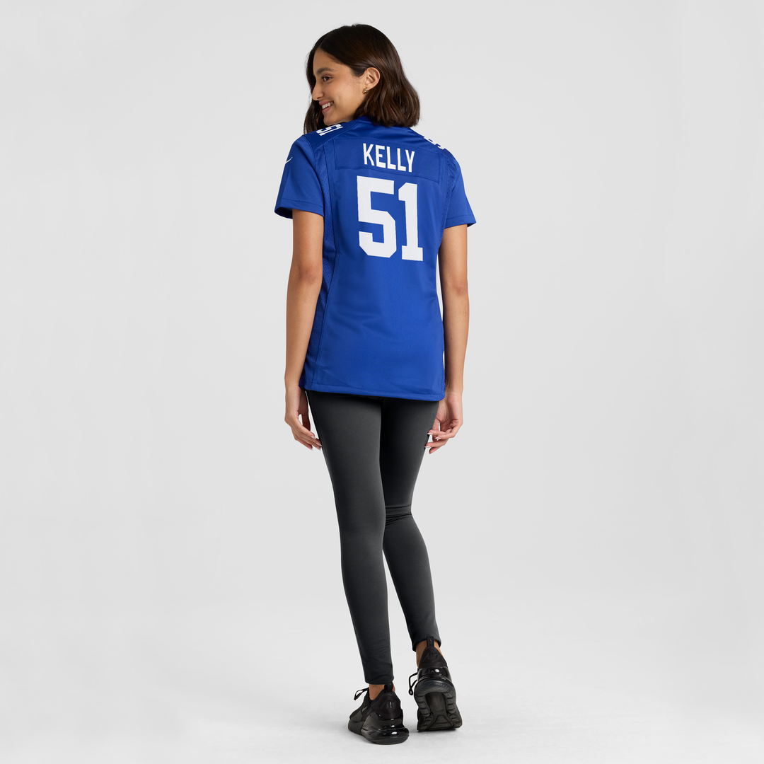 Jack Kelly New York Giants Women's Team Game Jersey - Royal