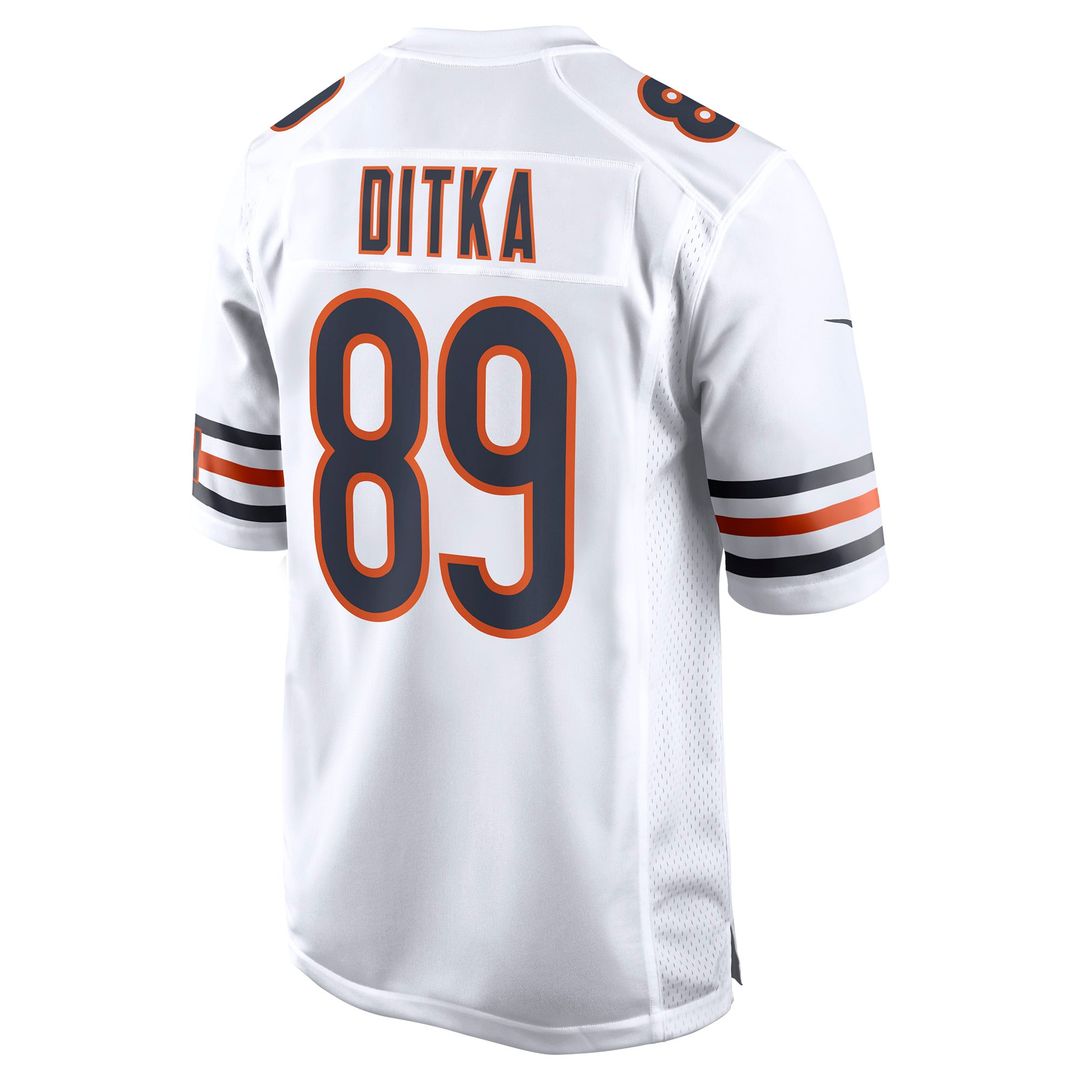 Mike Ditka Chicago Bears Retired Player Game Jersey - White