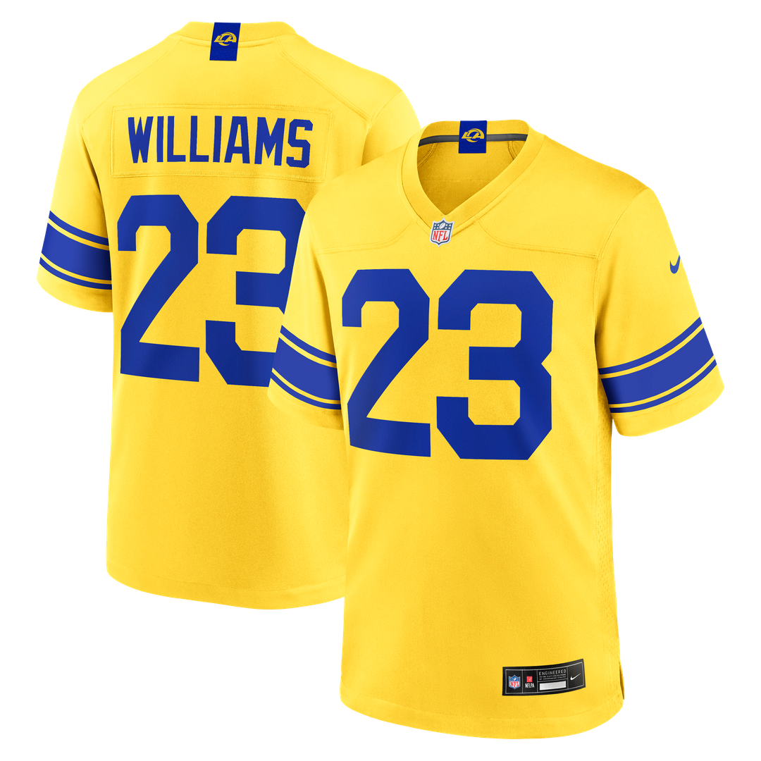 Kyren Williams Los Angeles Rams Classic Sol Game Jersey