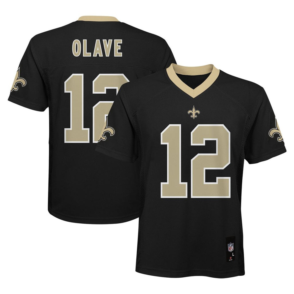 Chris Olave New Orleans Saints Youth Replica Jersey - Black