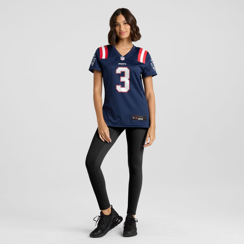 Demario Douglas New England Patriots Women's Game Jersey - Navy
