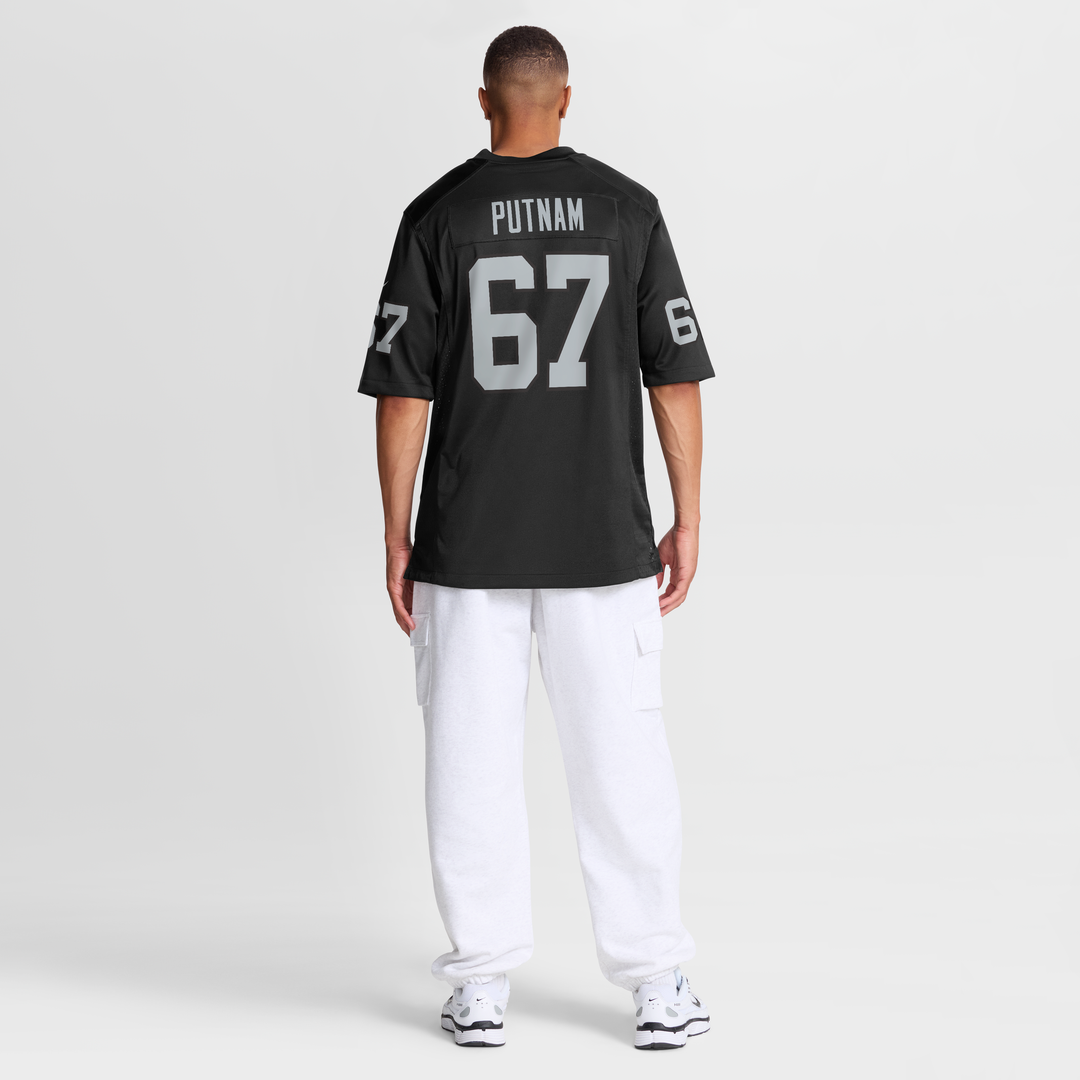 Will Putnam Las Vegas Raiders Team Game Jersey - Black