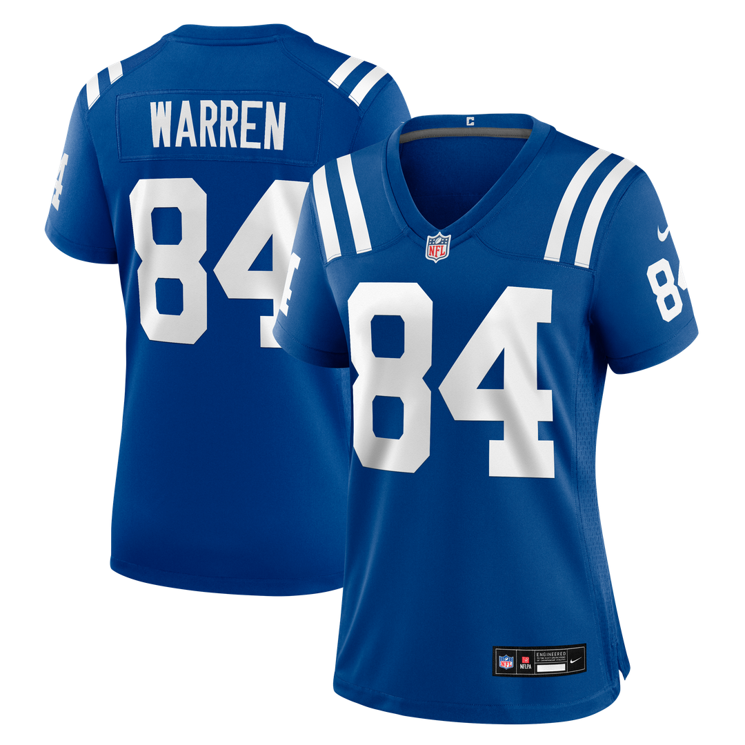 Tyler Warren Indianapolis Colts Women's Game Jersey - Royal
